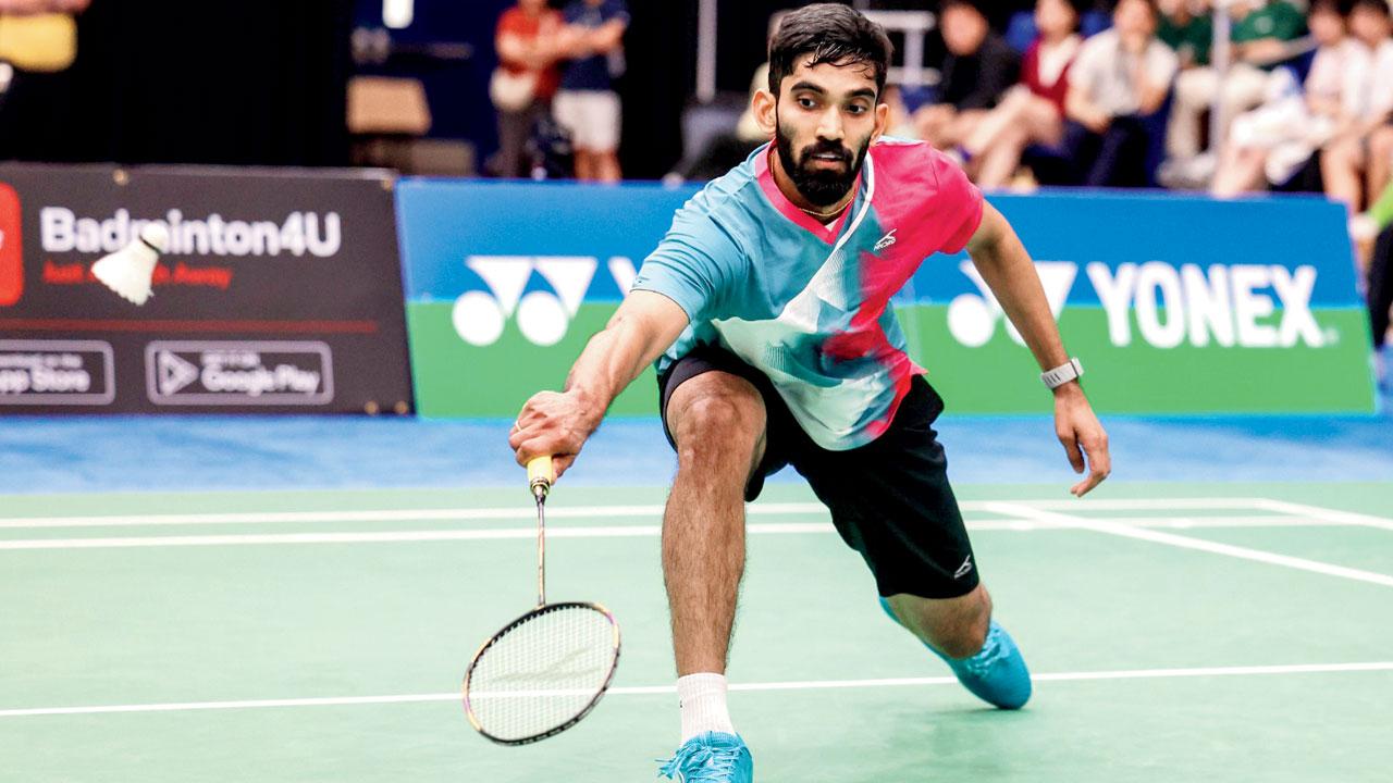 ‘Must work hard to win the crucial points’: Kidambi Srikanth India’s Kidambi Srikanth returns to Chinese Taipei’s Su Li-yang on Sunday. Pic/Badminton Photo