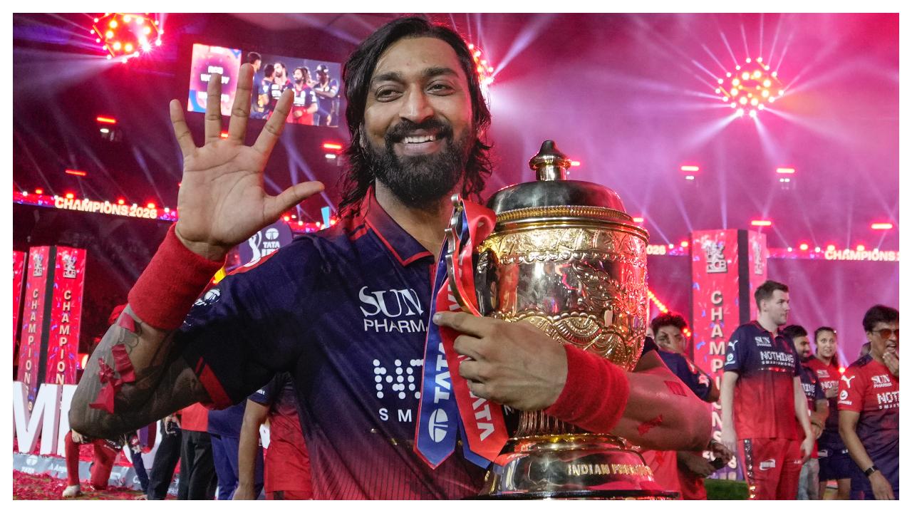 Krunal Pandya (5): A highly versatile all-rounder and proven championship winner, Pandya cemented his elite status in the league by securing a historic fifth IPL title following Royal Challengers Bengaluru's successful 2026 campaign. Having previously served as a vital tactical asset in three title-winning seasons with the Mumbai Indians, his crucial middle-overs contributions have now helped anchor back-to-back championships for RCB. (Pic: PTI)