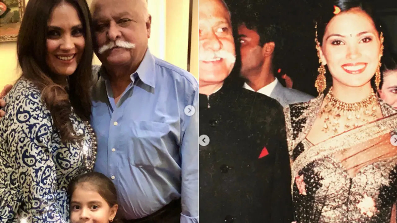 Actress Lara Dutta pays emotional tribute to her late father on his first death anniversary Picture Courtesy/Lara Dutta's Instagram account