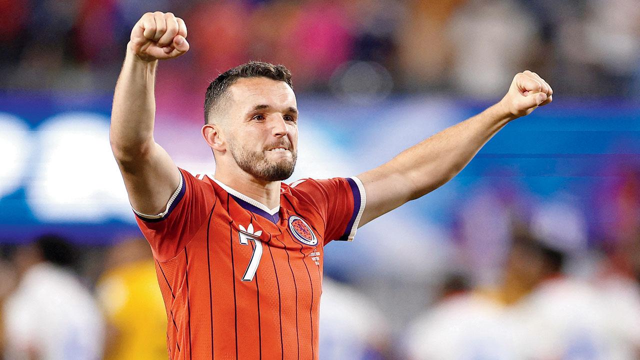 FIFA World Cup 2026: John McGinn serves up victory tonic for Scots! Scotland’s John McGinn celebrates his goal against Haiti in Boston. Pic/AFP