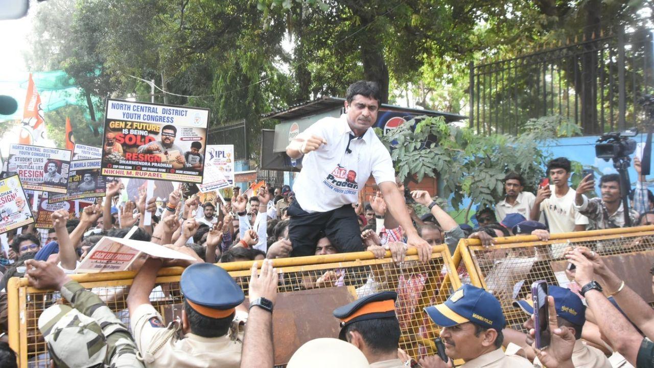 MLA Bhai Jagtap accused the government of failing to act against organised exam scams, alleging political protection for those involved. He demanded a fair and impartial investigation into the allegations MLA Bhai Jagtap accused the government of failing to act against organised exam scams, alleging political protection for those involved. He demanded a fair and impartial investigation into the allegations