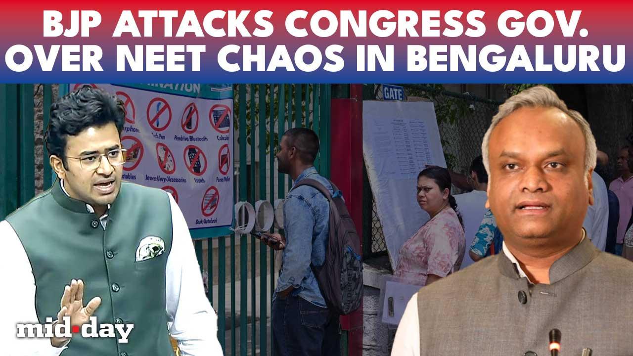 NEET re-exam: Students miss exam due to Congress rally in Bengaluru?