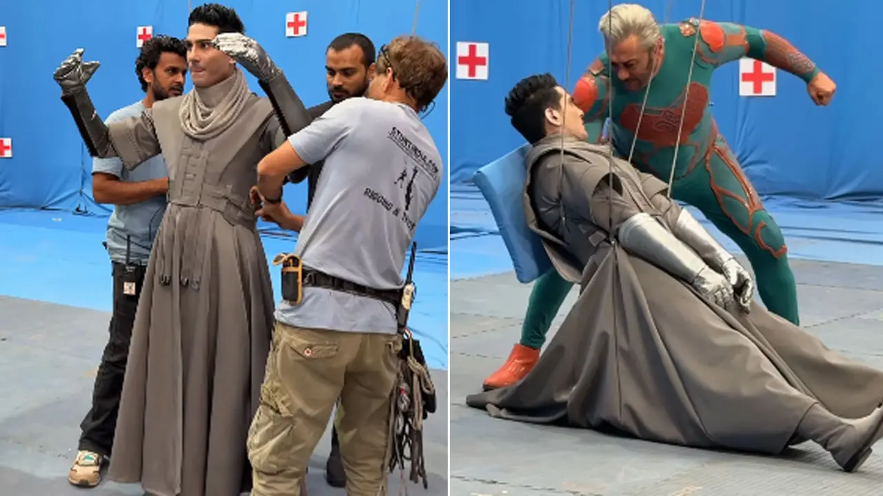 Prateik Smita Patil shares action-packed glimpses from The Great Grand Superhero as alien antagonist Picture Courtesy/Prateik Smita Patil's Instagram account