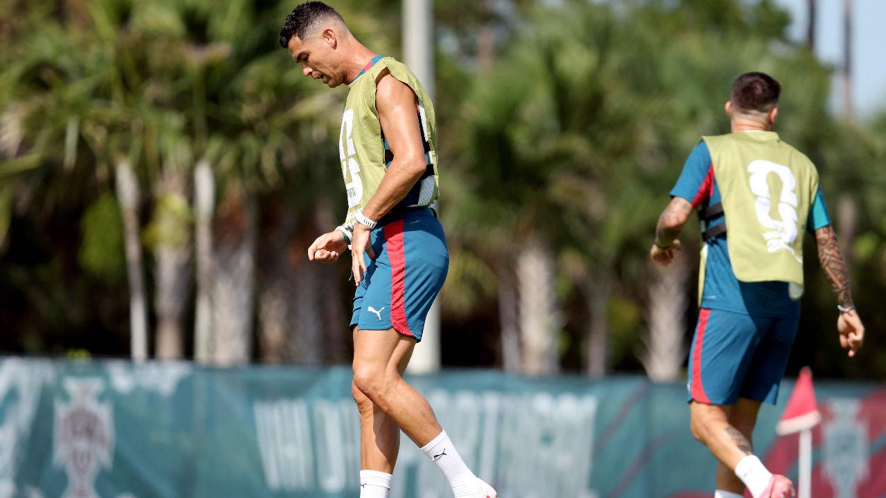 He finished the match with 25 touches, three shots without hitting the target, and won just one duel, reflecting a tightly marked performance by the DR Congo defence. (Pic: AFP)