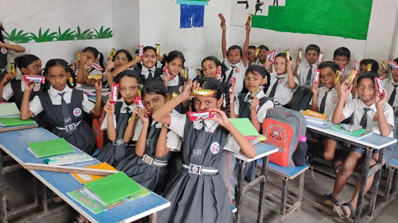 Mumbai school empowers 345 children from slum communities (Pic/Special arrangement)