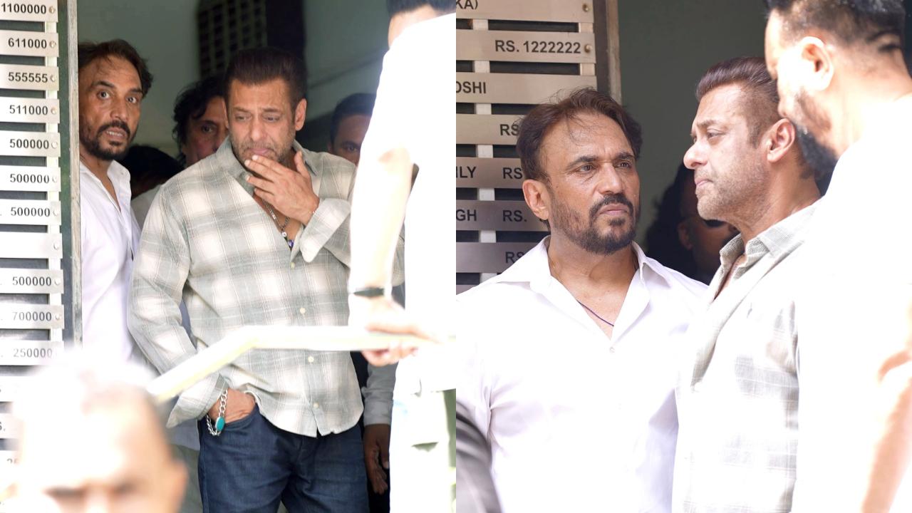 Salman Khan gets emotional while paying last respects at close friend`s funeral