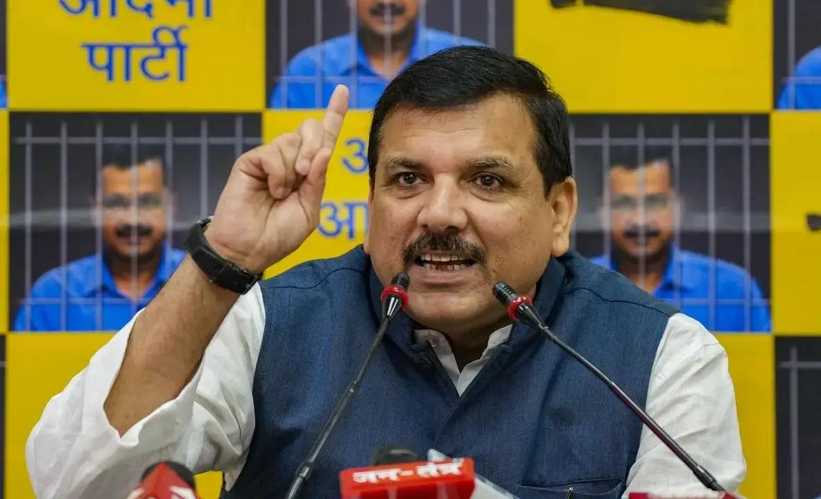 AAP MP Sanjay Singh said that the alleged donation embezzlement has hurt the faith of crores of devotees. File Pic