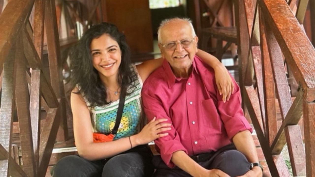 Shriya Pilgaonkar pens heartfelt note for grandfather on his 88th birthday Picture Courtesy/Shriya Pilgaonkar's Instagram account