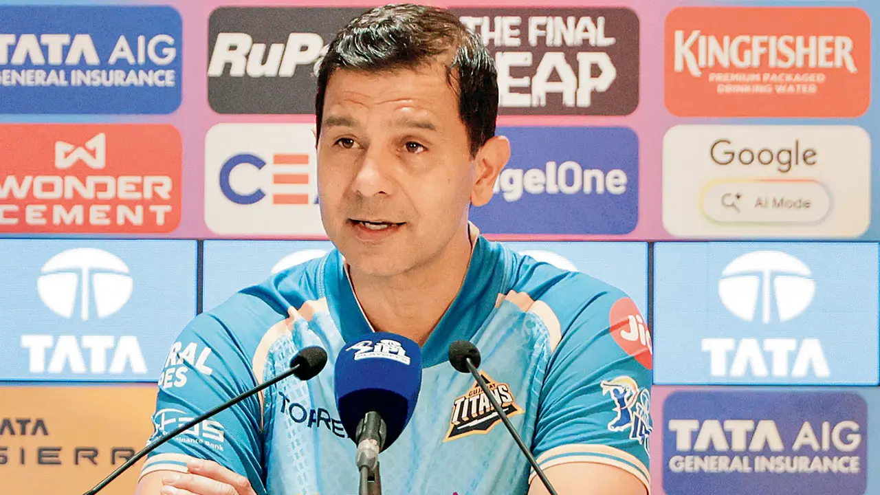 IPL 2026 | 'We fell 20-25 runs short of par score...,' says GT’s Solanki GT’s Director of Cricket Vikram Solanki. Pic/IPL