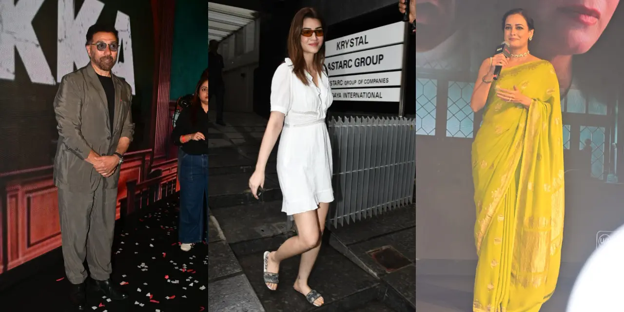 Spotted in the city: Sunny Deol, Kriti Sanon, Dia Mirza and more Spotted in the city. Pics via Yogen Shah