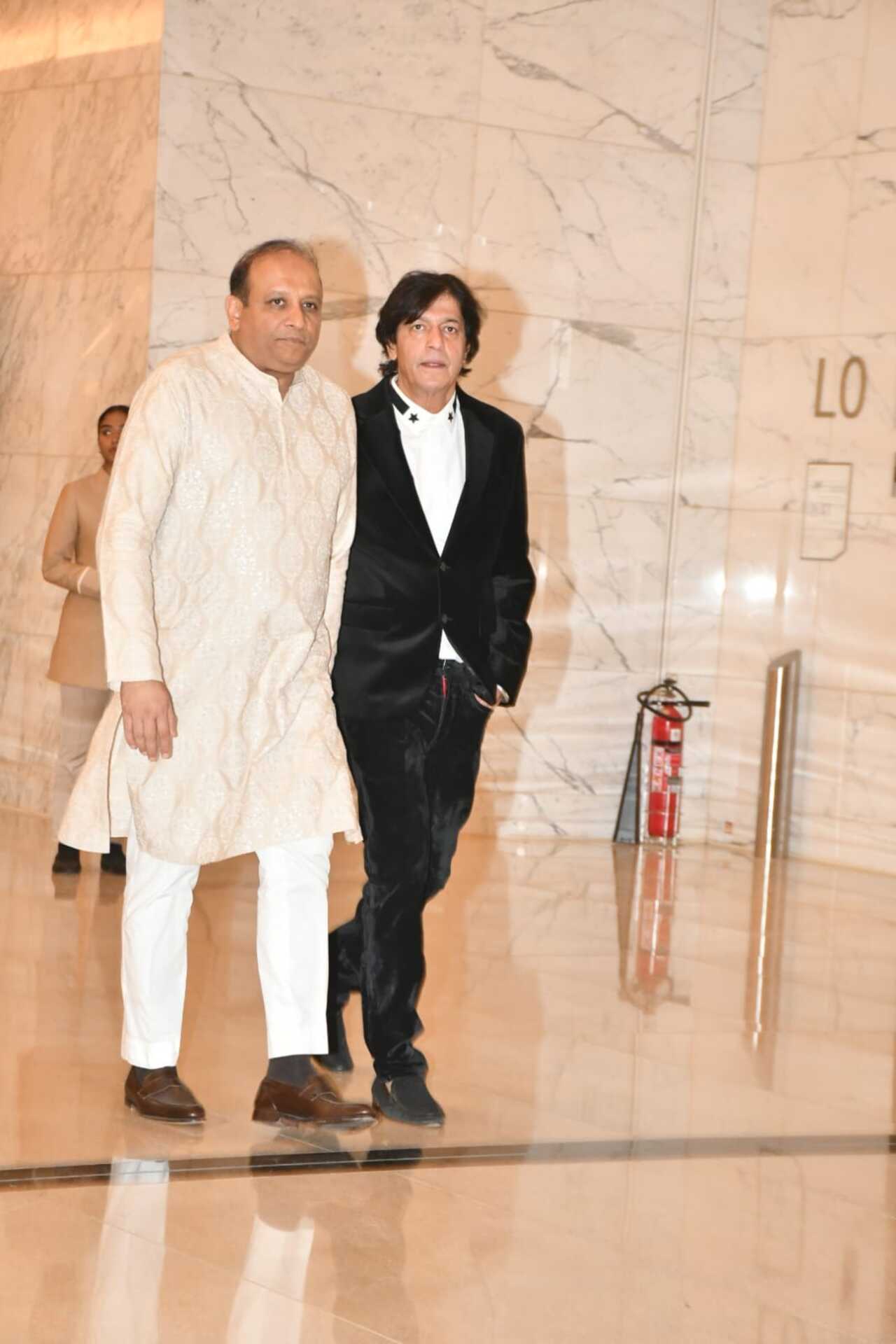 Chunky Panday makes a statement in his blazer look