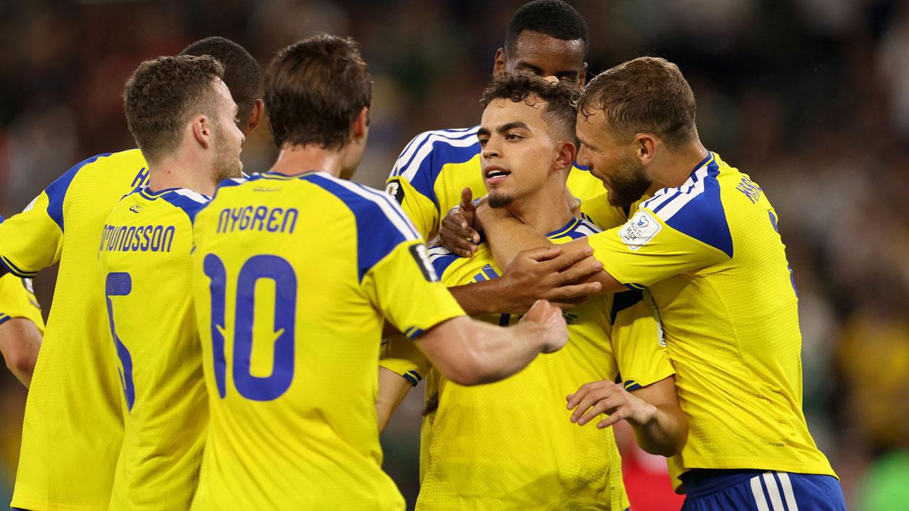 Sweden demolish Tunisia 5-1 to seize control of World Cup group Sweden's midfielder Yasin Ayari (2nd-R) celebrates with teammates scoring his team's first goal during the 2026 World Cup Group F football match between Sweden and Tunisia at the Monterrey Stadium in Guadalupe. Pic/AFP