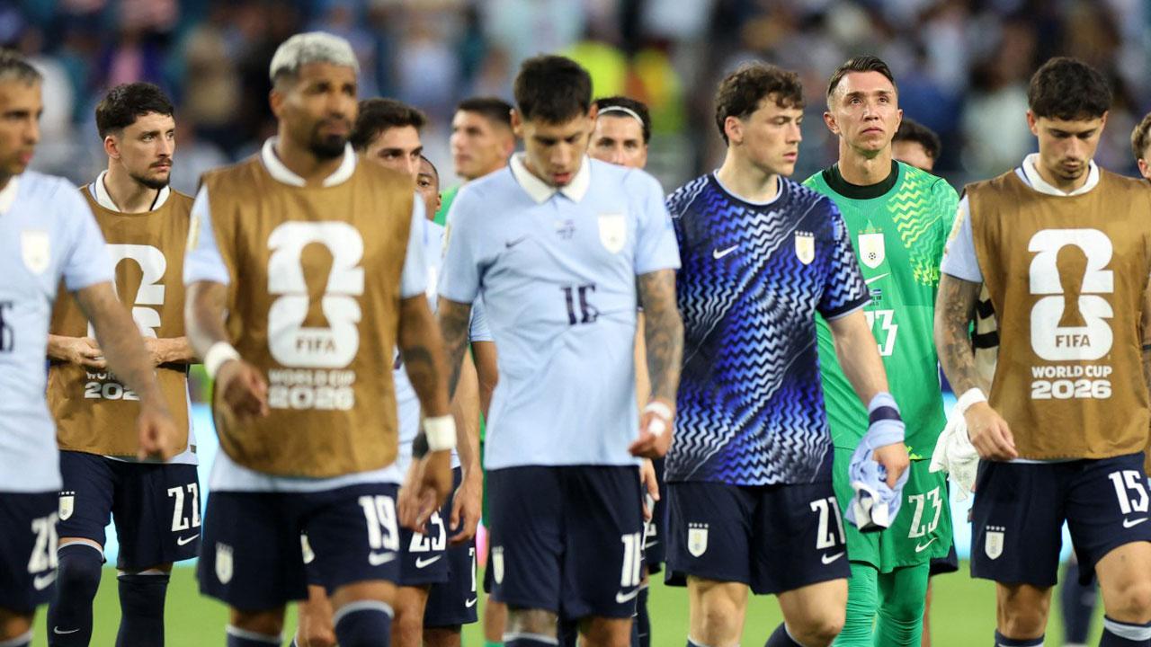 Cape Verde fight back for second World Cup draw against Uruguay Uruguay's players react at the end of the 2026 World Cup Group H football match between Uruguay and Cape Verde at the Miami Stadium in Miami Gardens. Pic/AFP