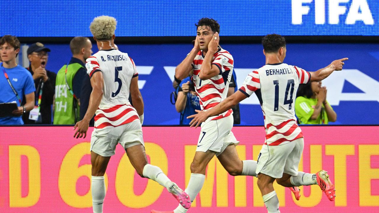 FIFA World Cup 2026: US beat Paraguay 4-1 in dream start for World Cup co-hosts US midfielder Giovanni Reyna (C) celebrates scoring his team's fourth goal during the 2026 World Cup Group D football match between USA and Paraguay at the Los Angeles Stadium in Inglewood. Pic/AFP