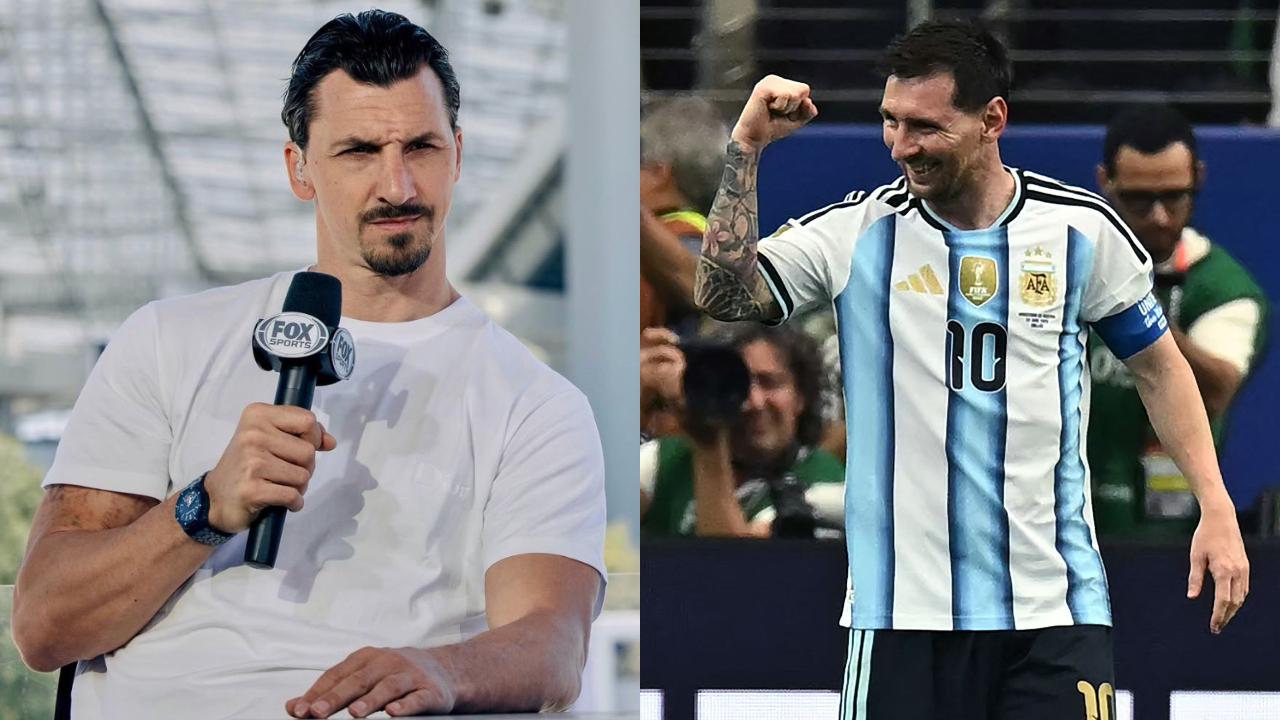 Zlatan ibrahimovic and Lionel Messi (Pics: X/AFP)