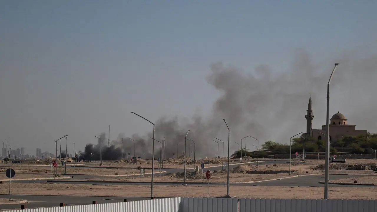IN PICS: Smoke rises over US Embassy in Kuwait as tensions escalate
