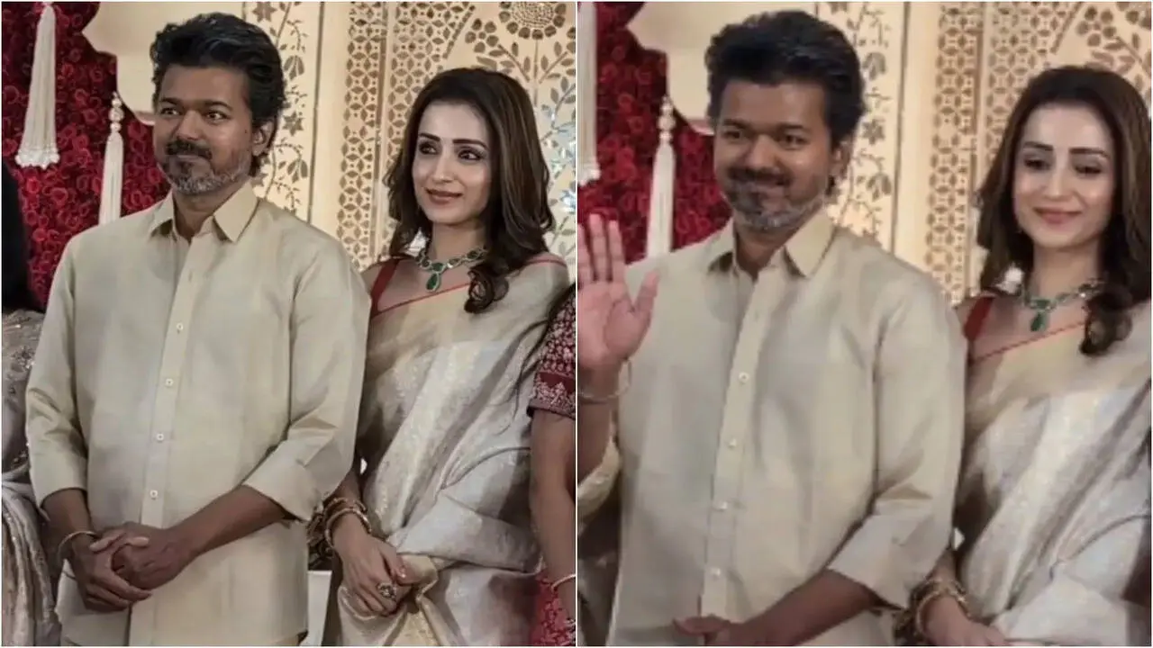 Thalapathy Vijay and Trisha attend wedding together amid divorce proceedings
