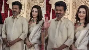 Thalapathy Vijay and Trisha attend wedding together amid divorce proceedings