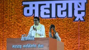IN PHOTOS: MNS chief Raj Thackeray addresses Gudi Padwa rally at Shivaji Park