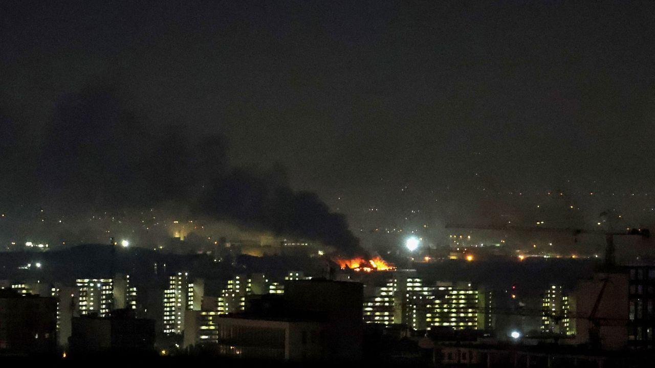 Explosions echoed across Tehran, with Iranian state media reporting blasts and smoke in both the eastern and western parts of the city following Israel’s announcement of a new wave of attacks targeting regime infrastructure