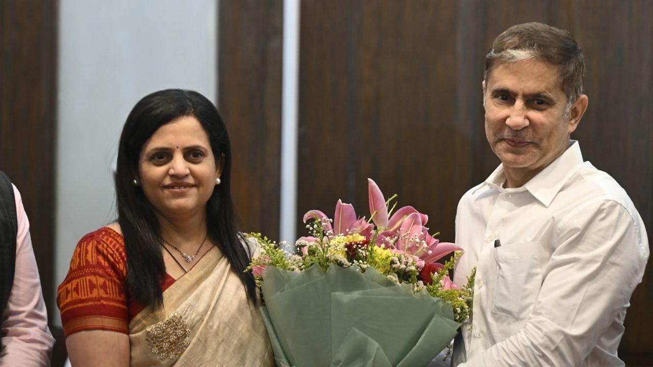 Ashwin Bhide on Wednesday marks a historic moment by becoming the first woman to head the Brihanmumbai Municipal Corporation (BMC)