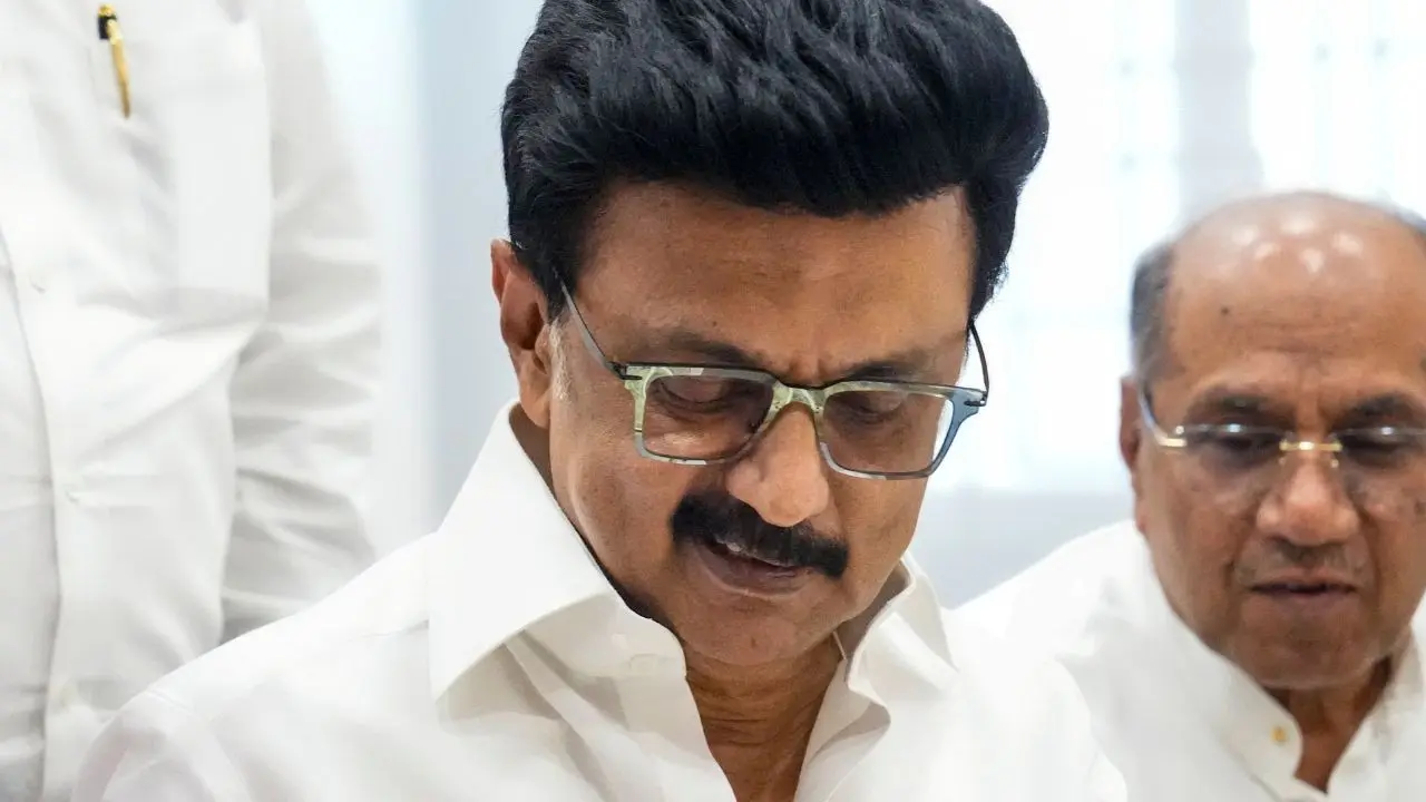 In Photos: Tamil Nadu CM MK Stalin files nomination from Kolathur in Chennai