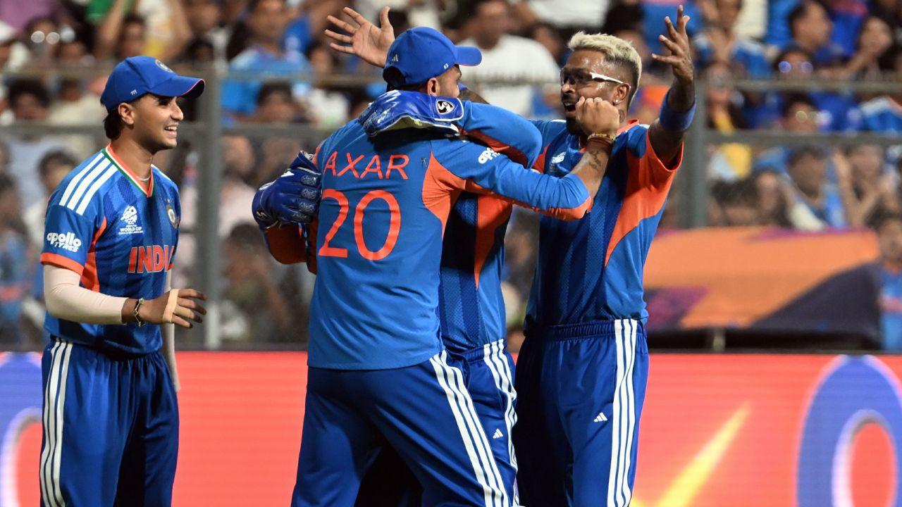 Axar Patel's brilliant catch running backwards was one of the match defying moments of the World Cup Semi-Final clash