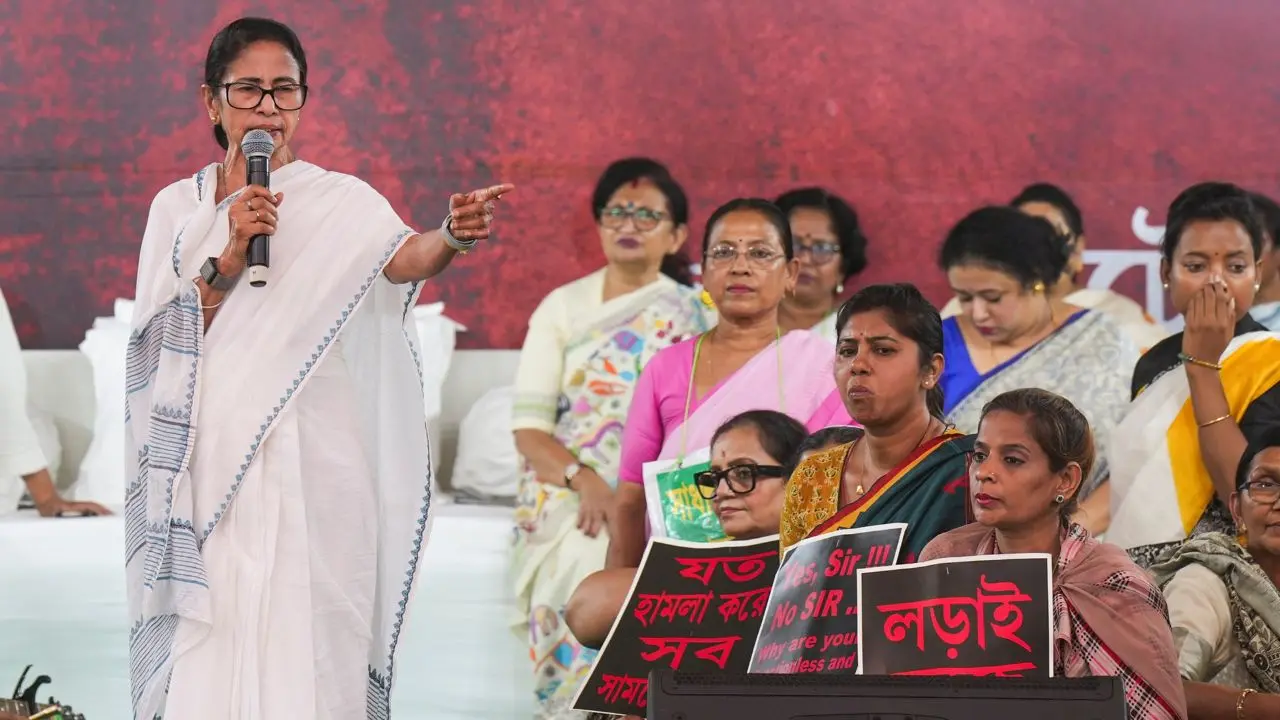 Banerjee also called the BJP a party of cowards. 