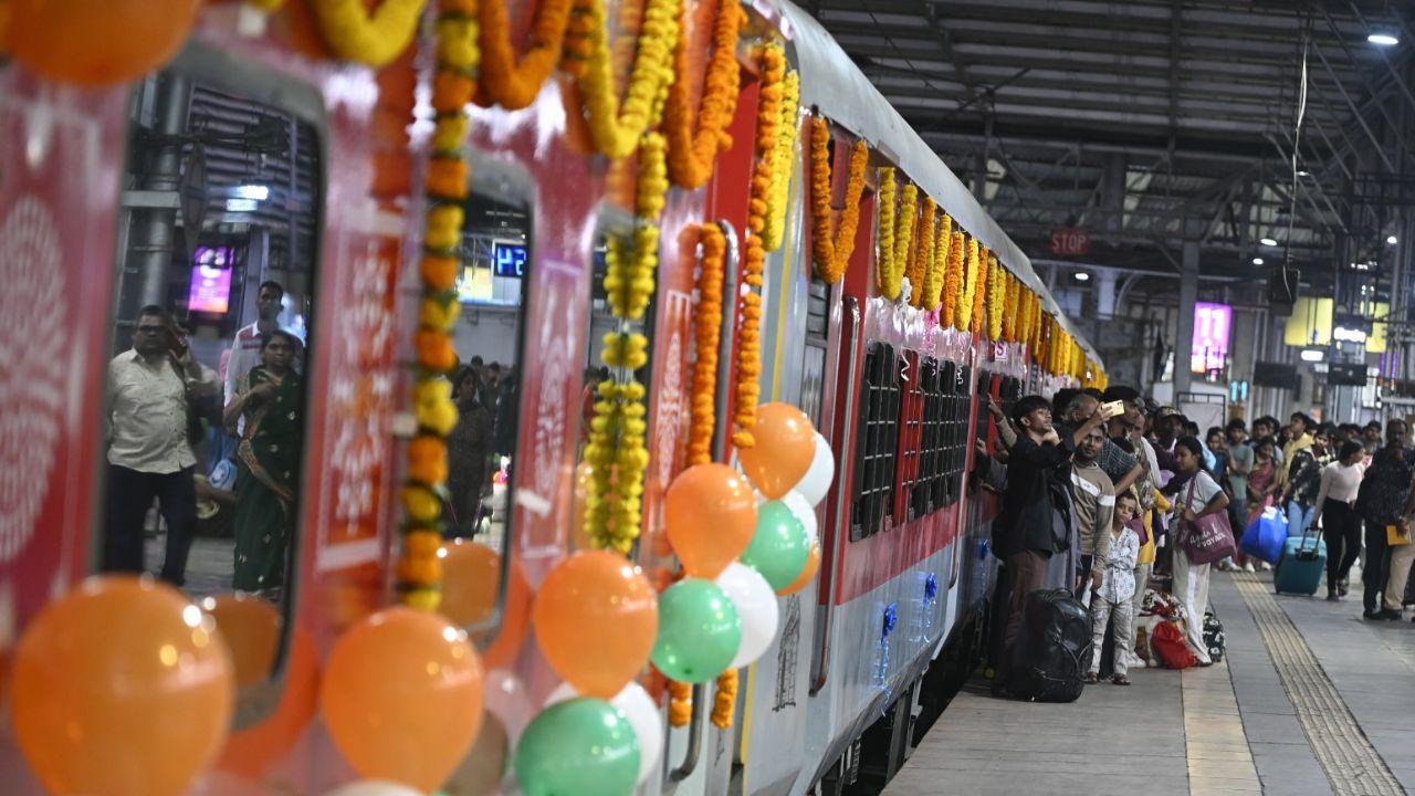 The heritage-themed makeover of the Punjab Mail Express showcases iconic visuals celebrating its historic journey since 1912