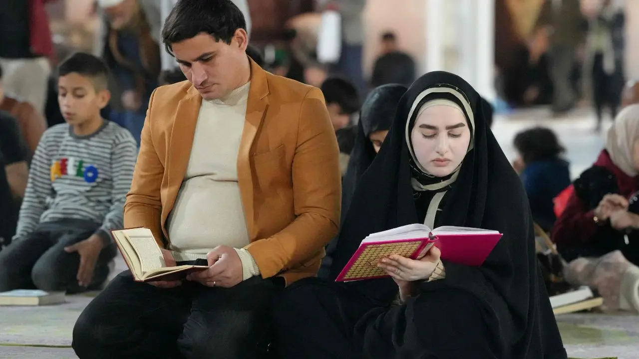 The atmosphere at Kufa Mosque during Laylat al-Qadr is one of deep spirituality and devotion, as hundreds of Shia Muslims engage in prayer, Quran recitation and supplication through the night