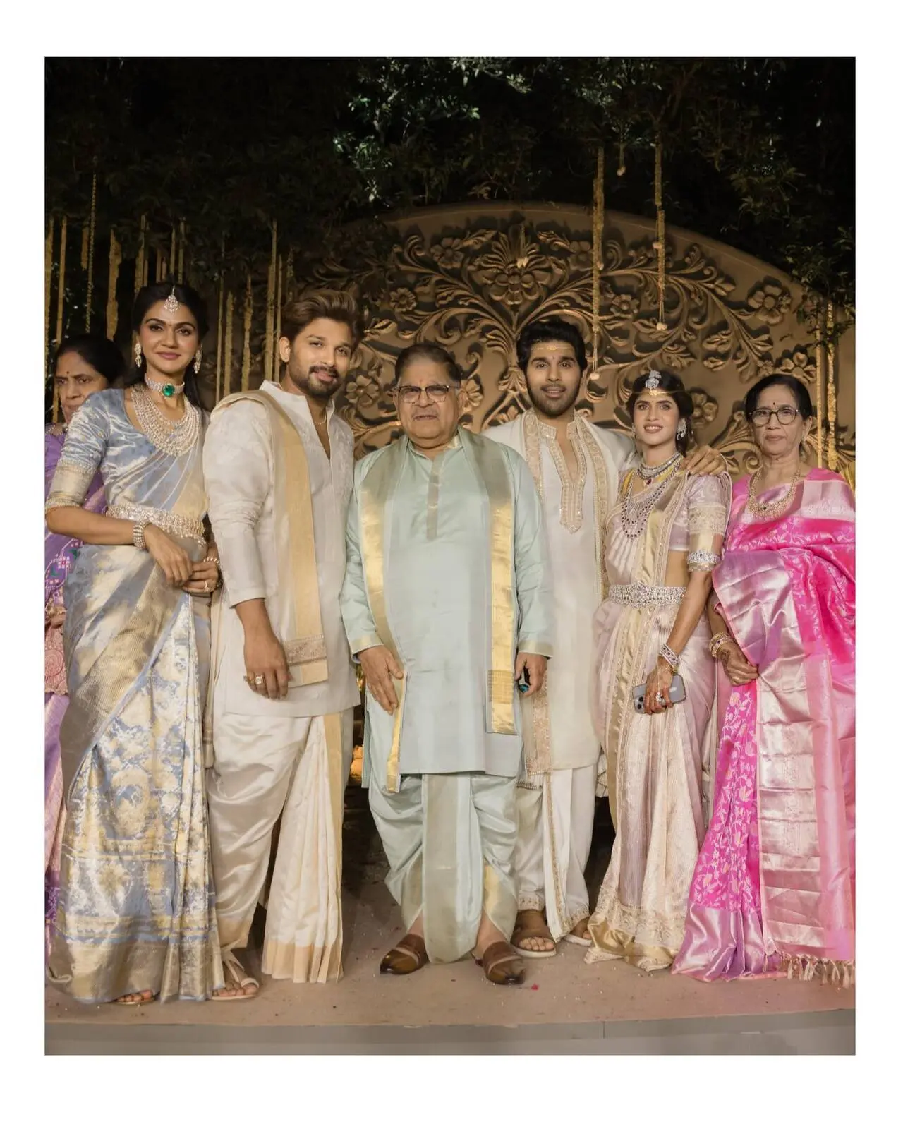 Icon Star Allu Arjun took to social media to extend a warm and heartfelt message to brother Allu Sirish and his bride Nayanika following their wedding. The actor also thanked his fans for sending warm wishes and blessings for his brother and extended gratitude.