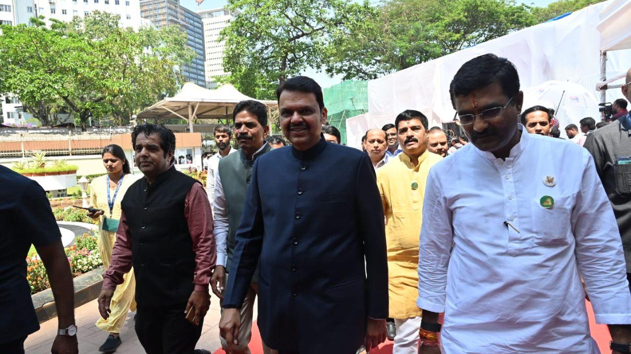 Nomonations happen in the presence of CM Fadnavis. Seven Rajya Sabha seats from Maharashtra will fall vacant next month, with polling scheduled for March 16, as the BJP-led Mahayuti alliance looks poised to secure most of the seats while the Opposition MVA backs Sharad Pawar for the lone winnable seat.