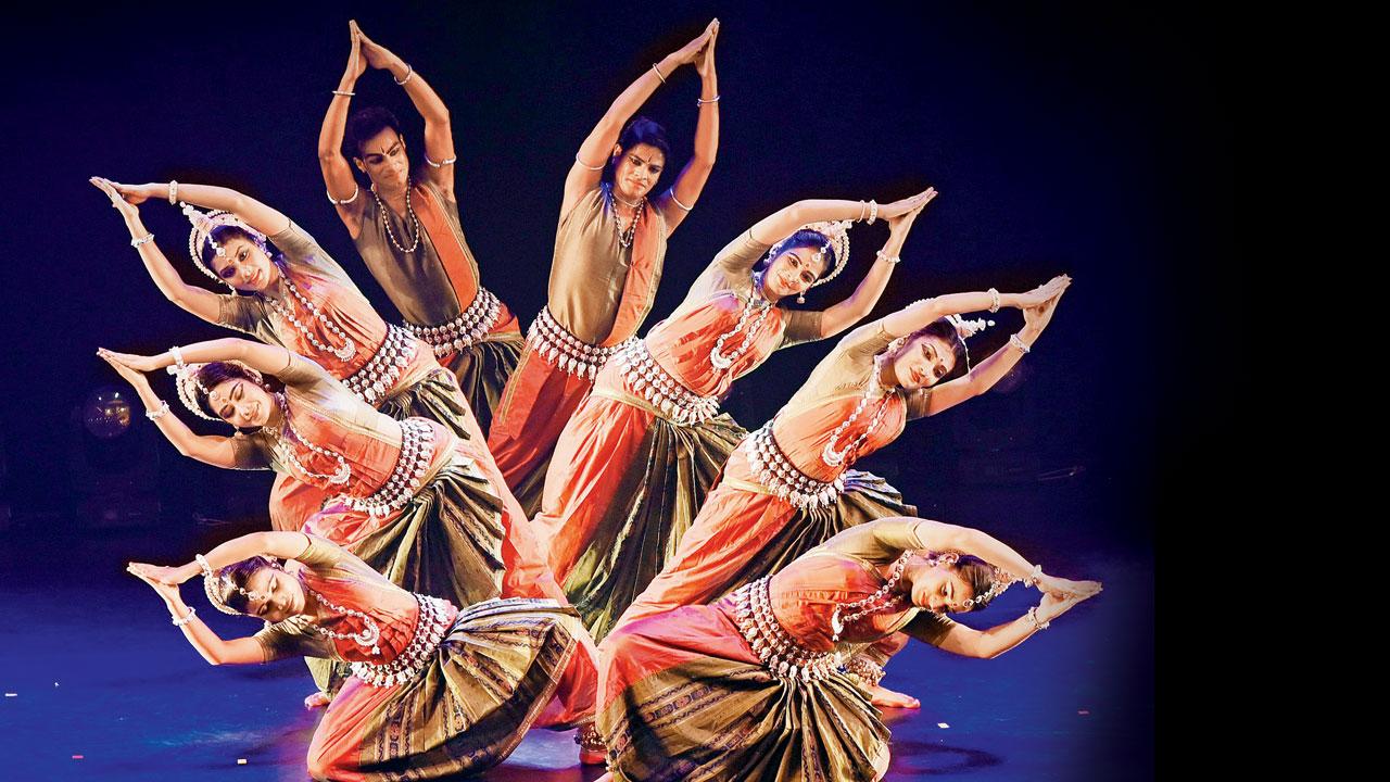  An Odissi performance at the Nakshatra Dance Festival at NCPA 