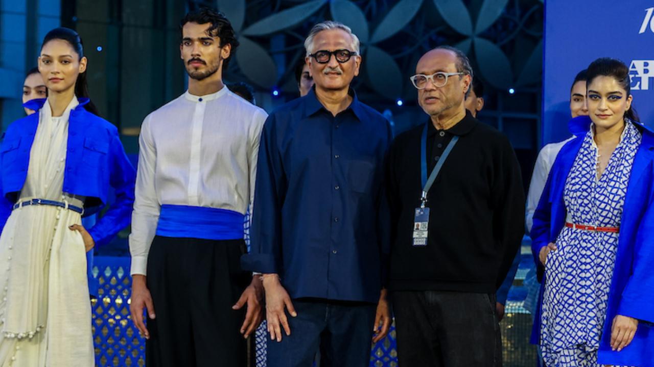 On the first day of Lakme Fashion Week x FDCI, French lifestyle brand L’Atelier 1664, along with Indian design house Abraham & Thakore the collection, Sari’torial, brought together modern French lifestyle sensibilities with contemporary Indian design