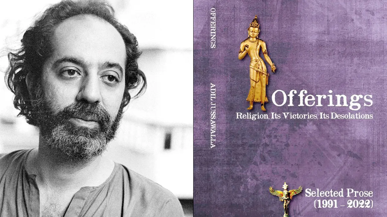 (Left) Adil Jussawala; the cover of the book. Pic courtesy/Red River press