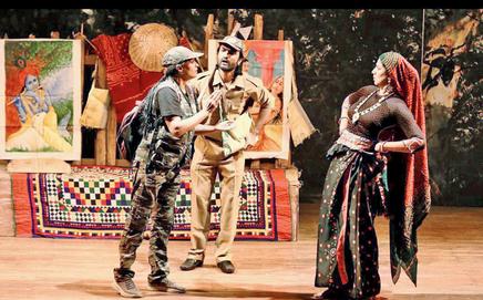 A moment from the play, Akoopar. Pics courtesy/NCPA