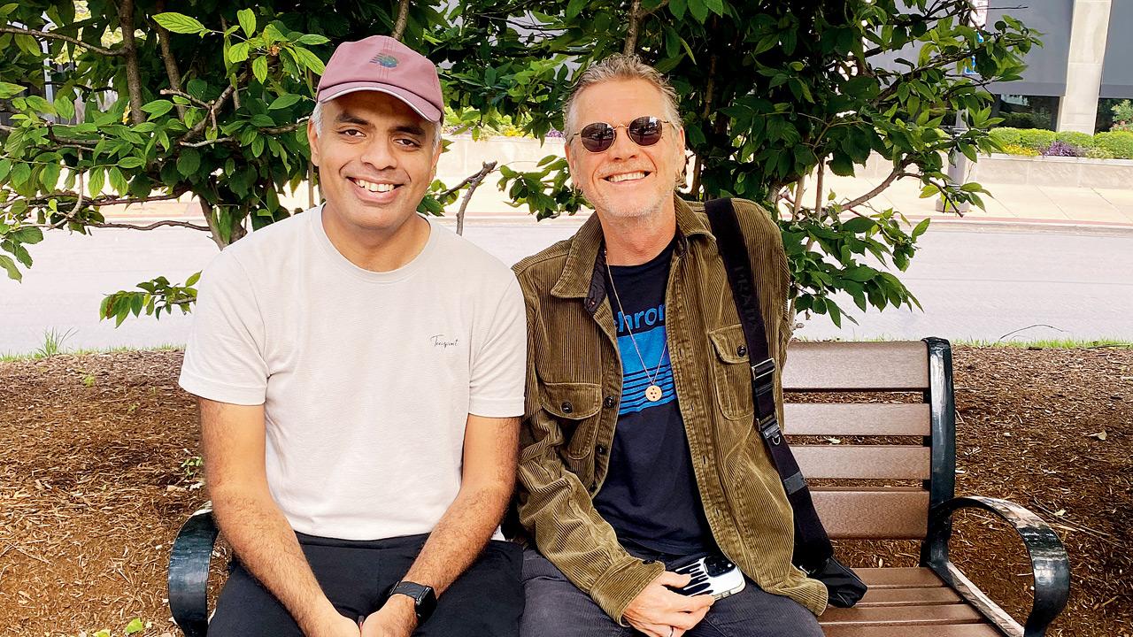 Ashwin Srisailam with Rick Allen