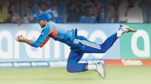 England caught and bowled over by Axar!