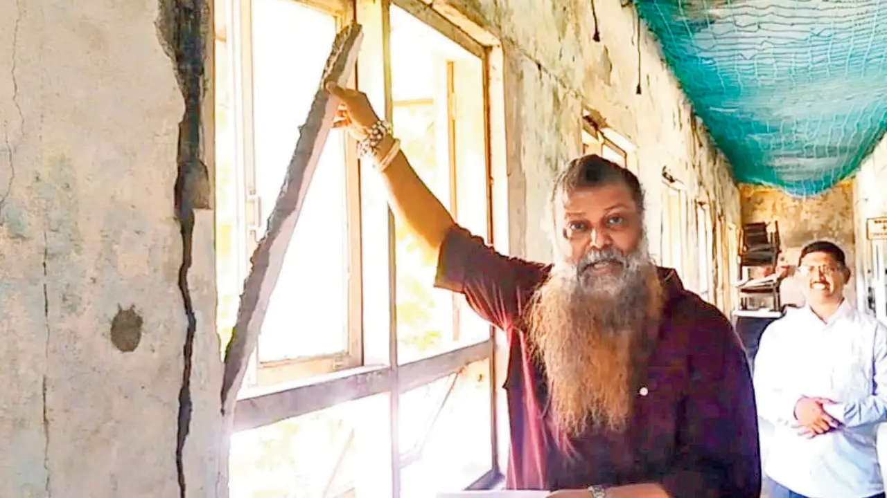 Crumbling roof, unsafe walls: shocking conditions at Mumbai's Bandra BEST depot