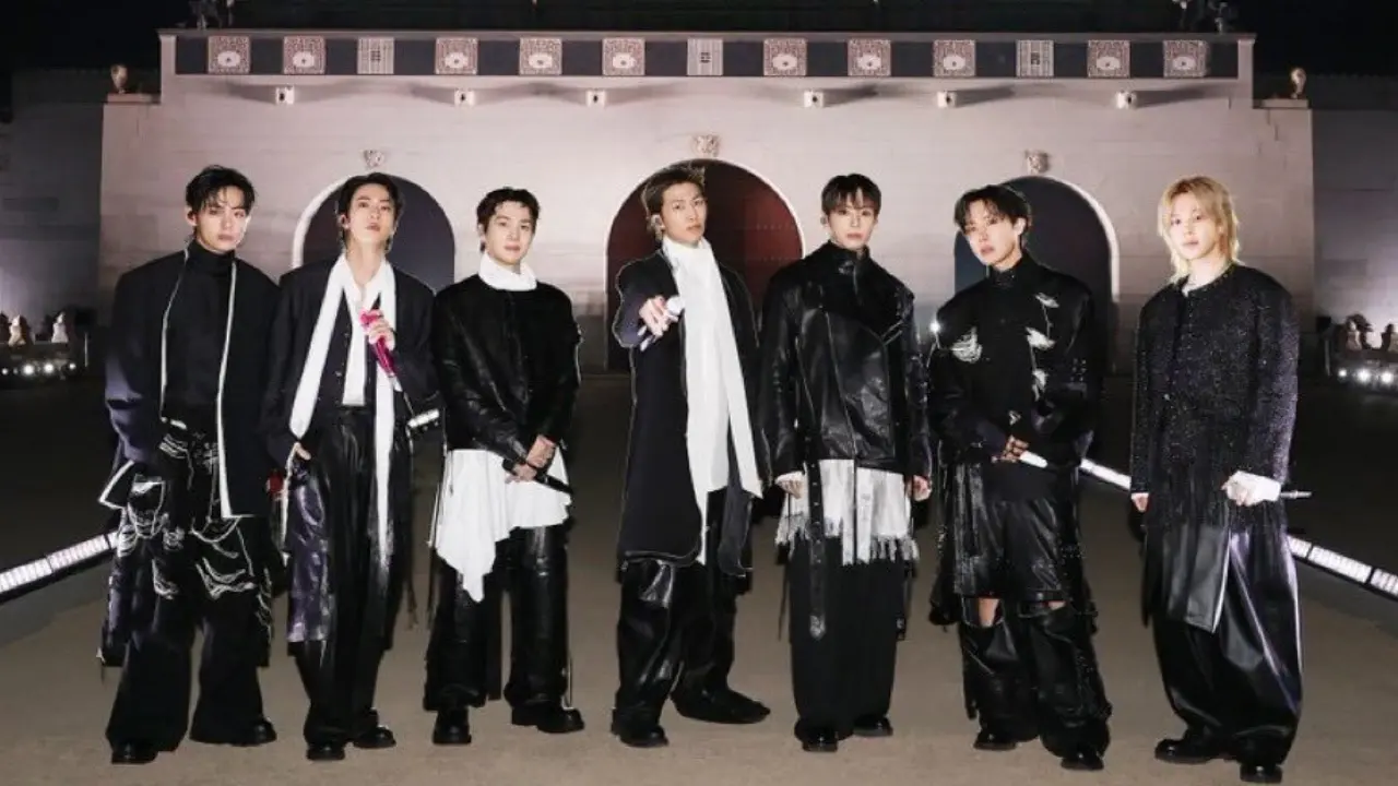 BTS The Comeback Live concert is officially underway at the Gwanghwamun Square in Seoul as 260,000 fans witness the return after almost four years. The concert kicked off with the leader declaring, 'We're back'. Read full story here