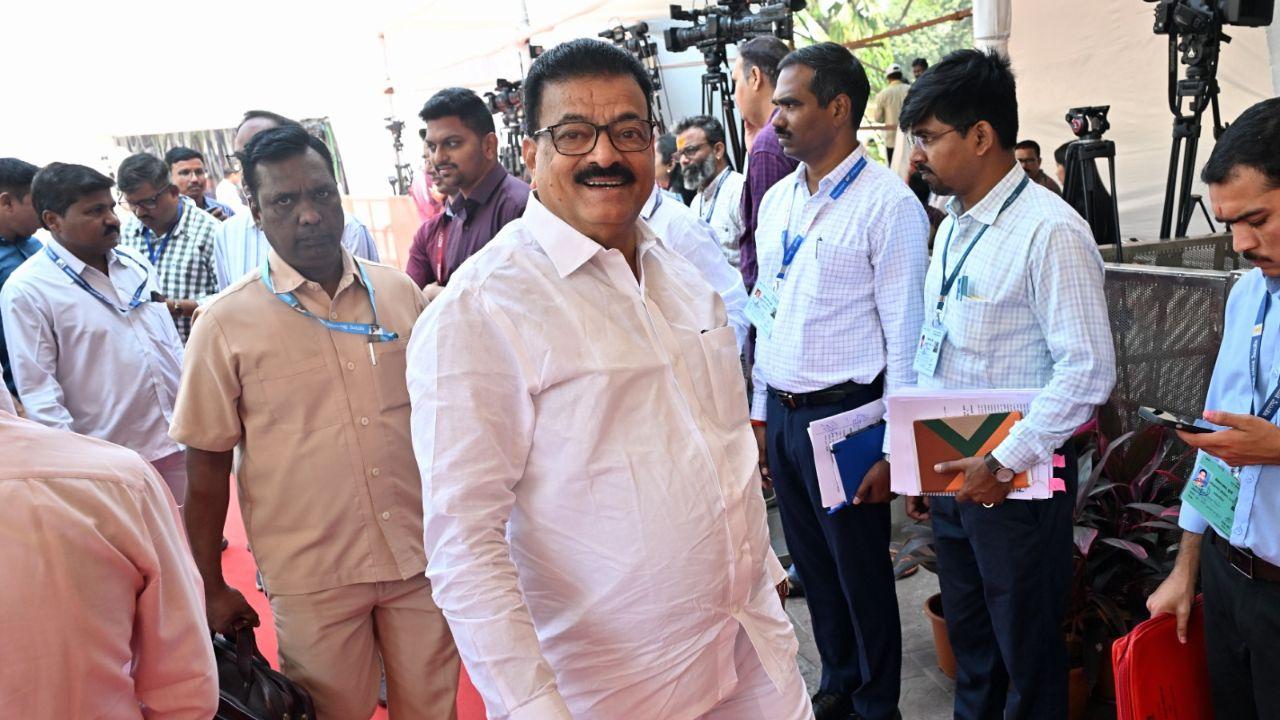 On Wednesday, a heated verbal argument broke out between BJP's Akkalkot MLA Sachin Kalyanshetti and Shiv Sena (UBT) senior MLA Bhaskar Jadhav (in photo) in the Maharashtra Vidhan Bhavan premises during the ongoing Budget Session 2026