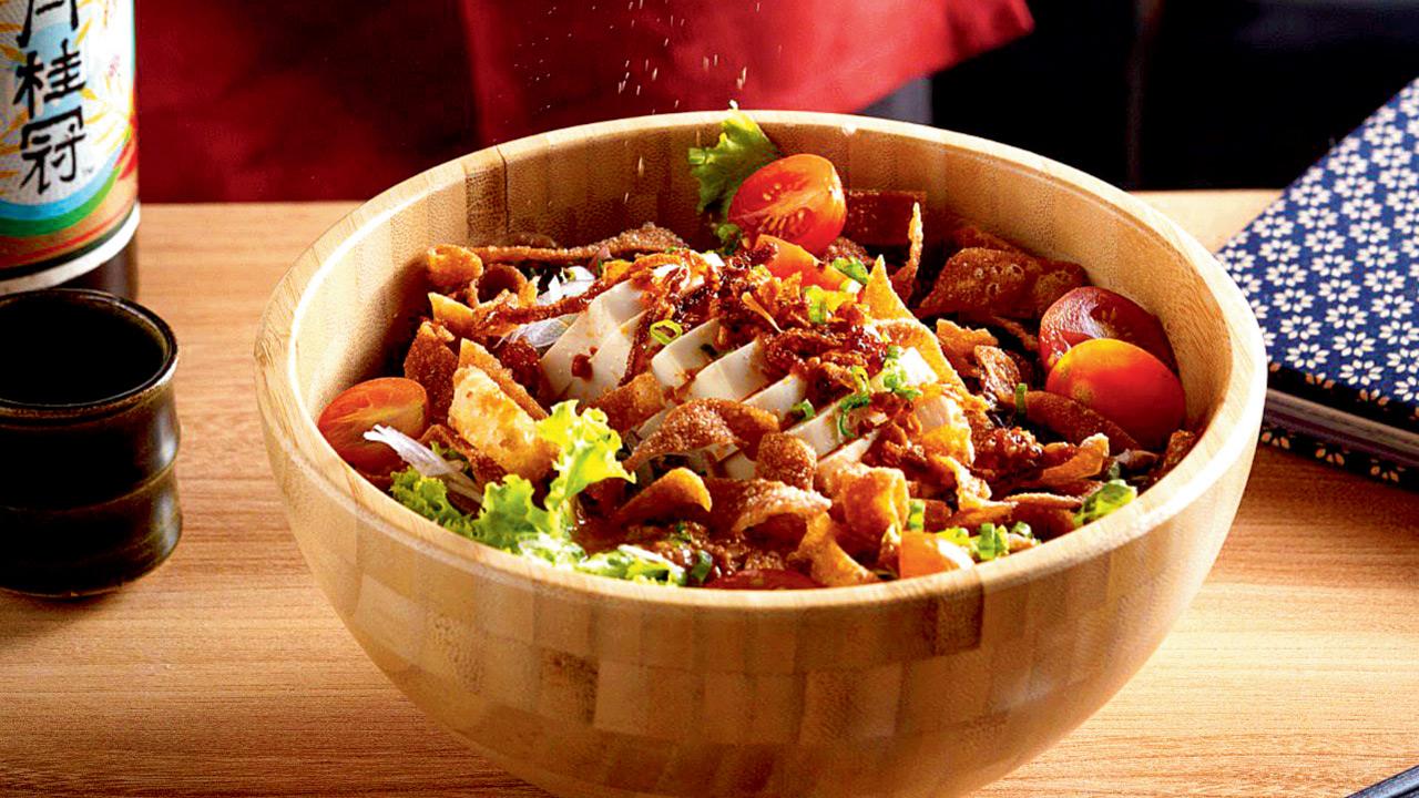 Spicy Tantan Salad. Pic courtesy/Robata Kuuraku