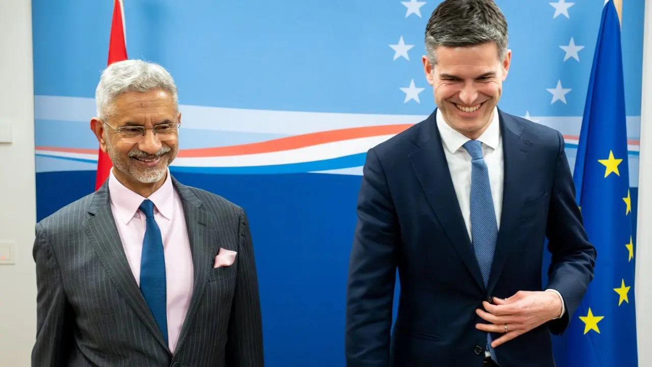 IN PHOTOS: EAM Jaishankar meets EU leaders in Brussels