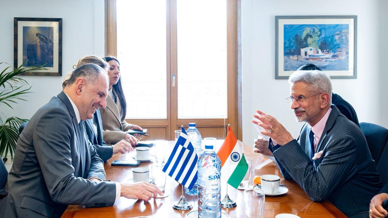 <p>Jaishankar also interacted with Greece&rsquo;s Minister of Foreign Affairs Giorgos Gerapetritis during a bilateral meeting in Brussels, Belgium, discussing matters of mutual interest and strengthening diplomatic ties</p>