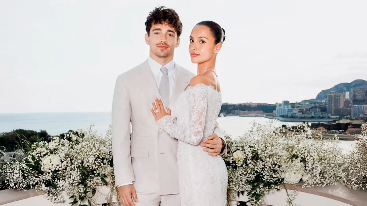 Charles Leclerc ties knot with Alexandra Saint-Mleux in Monaco