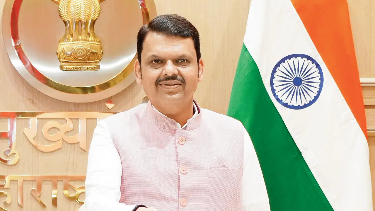 CM Devendra Fadnavis virtually inaugurates the flyover. PICS/X/@CMOMaharashtra