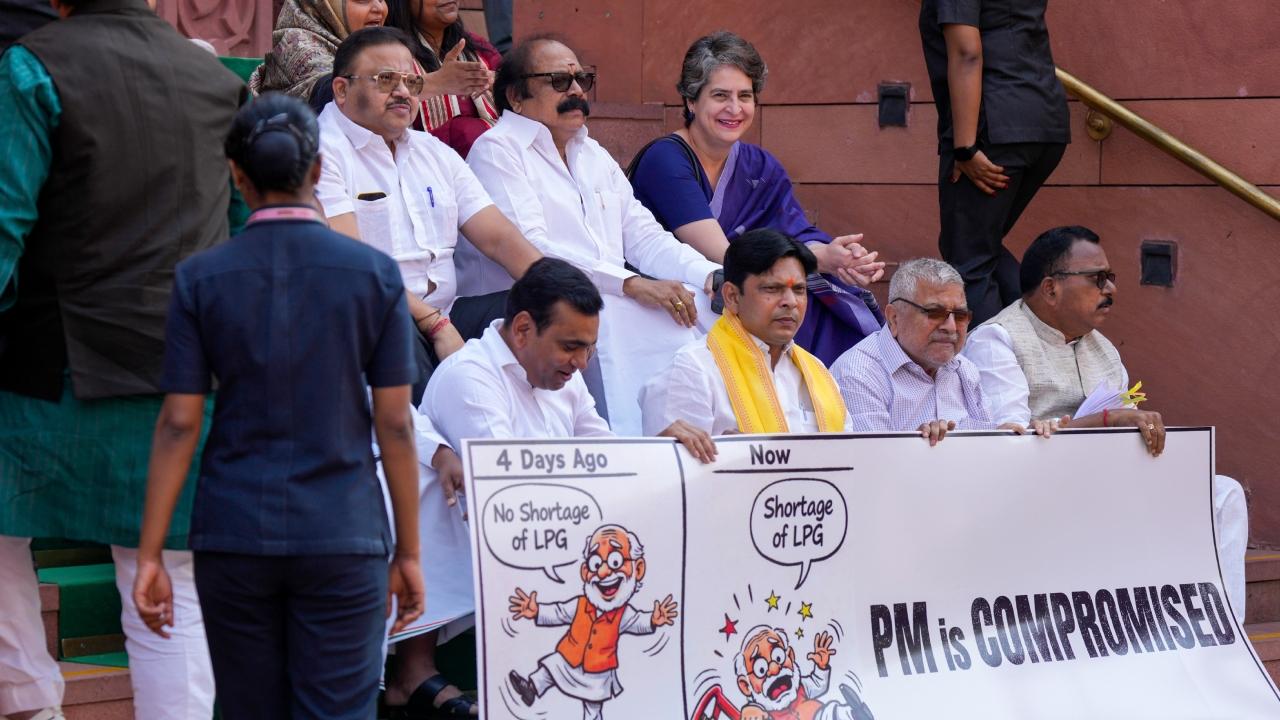 <p>Earlier today, Congress MP Sukhdeo Bhagat demanded a detailed discussion on the situation in West Asia, accusing the Centre of "running from its responsibilities."</p>