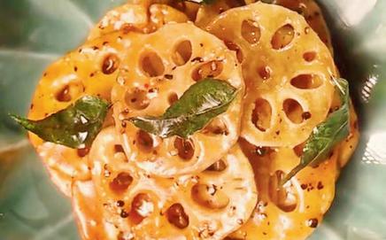 Crispy Lotus Stems. Pic courtesy/@mainlandchinaindia