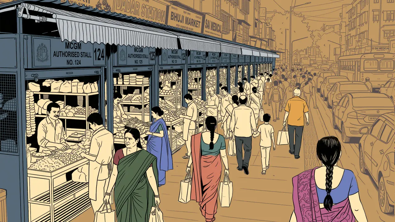 Shops will have a standardised shed/display so they do not protrude on the footpath