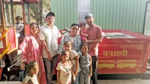 Vanrani mini train draws hundreds of riders at SGNP, earns Rs 40K in ticket sale